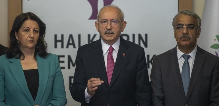 CHP Genel Başkanı HDP’yi ziyaret etti