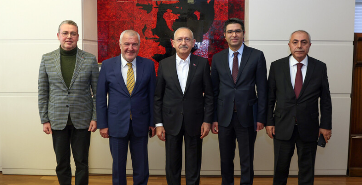 Kemal Kılıçdaroğlu, TÜRMOB Genel Başkanı ile bir araya geldi