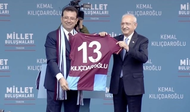 Kılıçdaroğlu ve İmamoğlu Trabzon’da halka seslendi