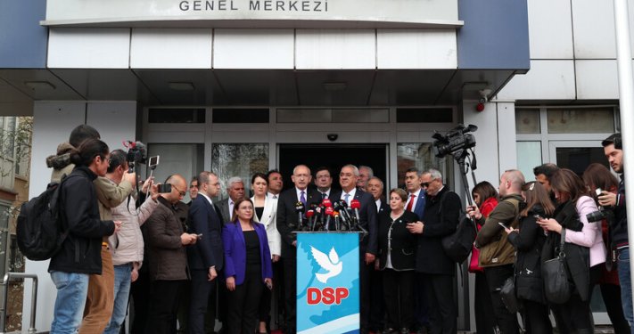 Kılıçdaroğlu, DSP Genel Başkanı ile görüştü