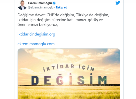 İmamoğlu’ndan “değişim manifestosu”