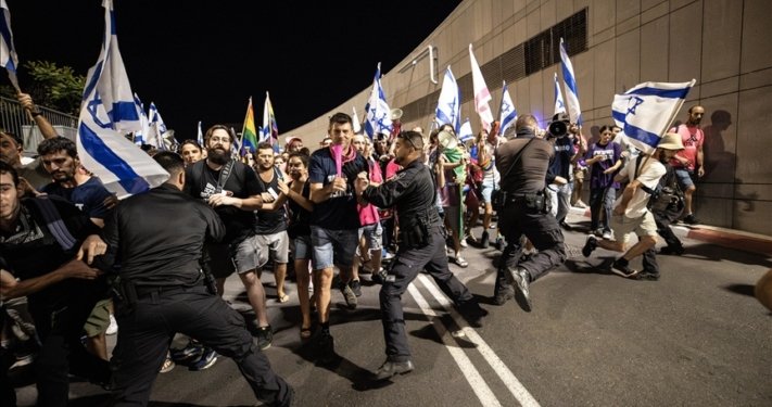 İsrail’de Netanyahu hükümeti karşıtı protestolar devam ediyor