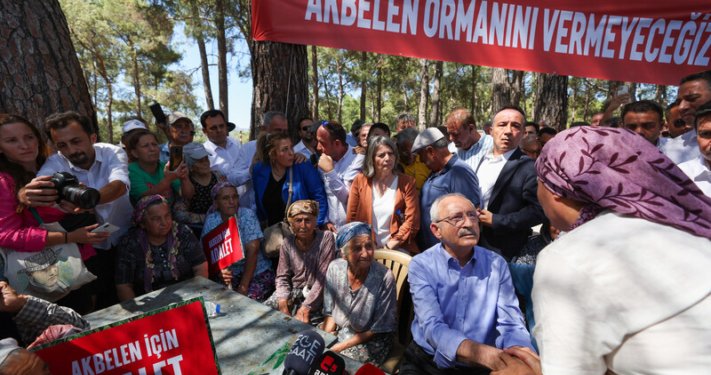 Kılıçdaroğlu’ndan Akbelen direnişine destek