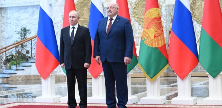 Aleksandr Lukaşenko ve Vladimir Putin Görüşmesi