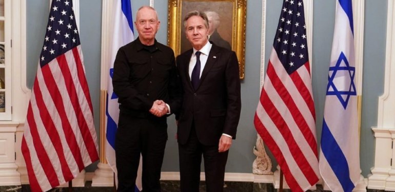 Blinken, İsrail Savunma Bakanı ile Görüştü