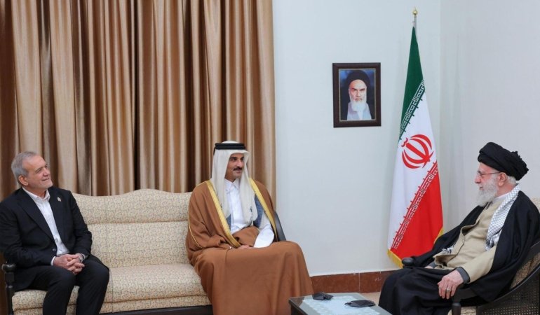 İran ve Katar Arasında Önemli Görüşme: Hamaney ve Şeyh Temim’in Açıklamaları