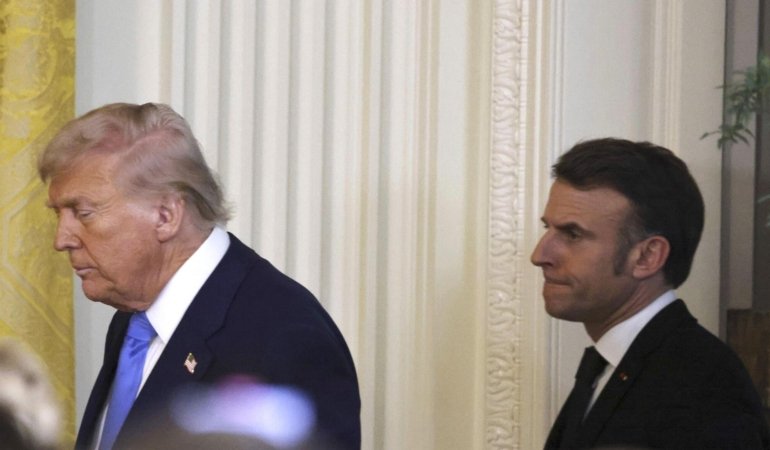 Trump ve Macron’un Beyaz Saray Görüşmesi