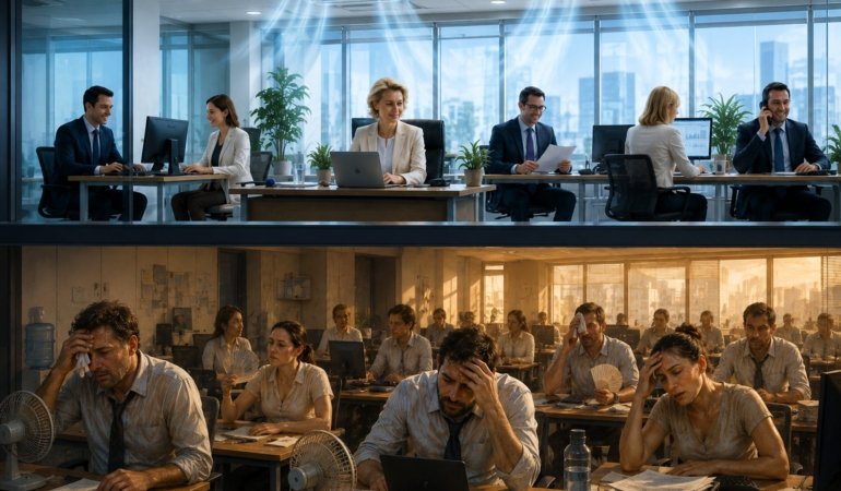 AB Komisyonu Binasında Klima Krizi ve Katlar Arası Ayrımcılık Tartışması